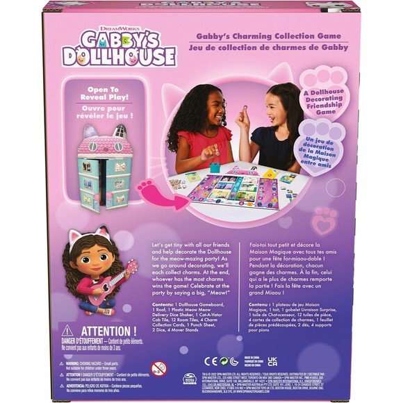 Gabbys Dollhouse Charming Collection Game Board Game Ages 4 and up - Picture 2 of 6